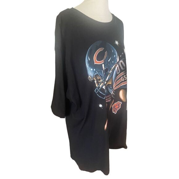 Chicago Bears NFL Apparel Black Short Sleeve T-Shirt Size 4X Tall-NWOT - Picture 5 of 8